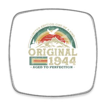 Cadeau Anniversaire 1944 - Magnet carré - blanc - Devant