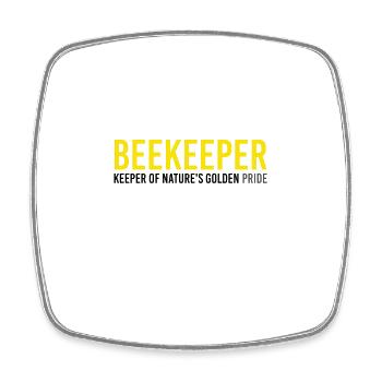 Lustig Imker, Imker Geschenk, Bienen Liebe, Funny - Viereckiger Kühlschrankmagnet - Weiß - Vorne