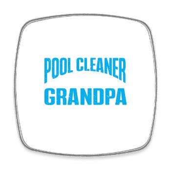 Pool Cleaner Job Swimming Pool Caretaker - Square fridge magnet - white - Front