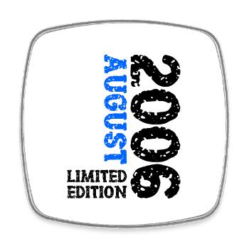 2006 August Limited Edition 17. Geburtstag Outfit - Viereckiger Kühlschrankmagnet - Weiß - Vorne