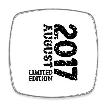 2017 Août Édition Limitée 6ème Tenue d’Anniversaire - Magnet carré - blanc - Devant