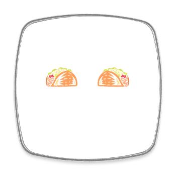 Drôle de coiffeur Cadeau Styliste Coiffeur - Magnet carré - blanc - Devant