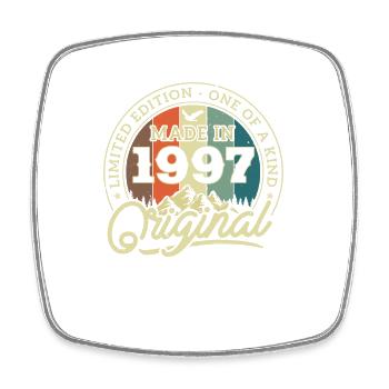 Vintage 1997 Cadeau d’anniversaire - Magnet carré - blanc - Devant