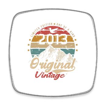 Original Vintage 2013 limited edition 2013 - Square fridge magnet - white - Front