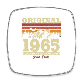 Vintage 1935 Birthday Gift - Square fridge magnet - white - Front