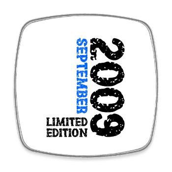 2009 Septembre Edition Limitée 14e Décoration Anniversaire - Magnet carré - blanc - Devant