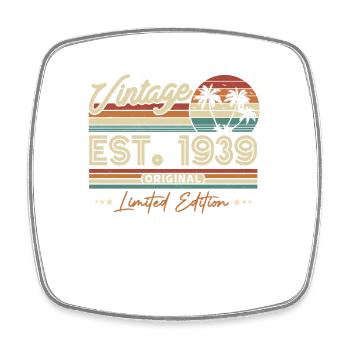 1939 Anniversaire du millésime - Magnet carré - blanc - Devant
