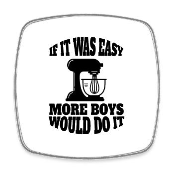 Baker Confectioner Bakery Confectionery Baking - Square fridge magnet - white - Front