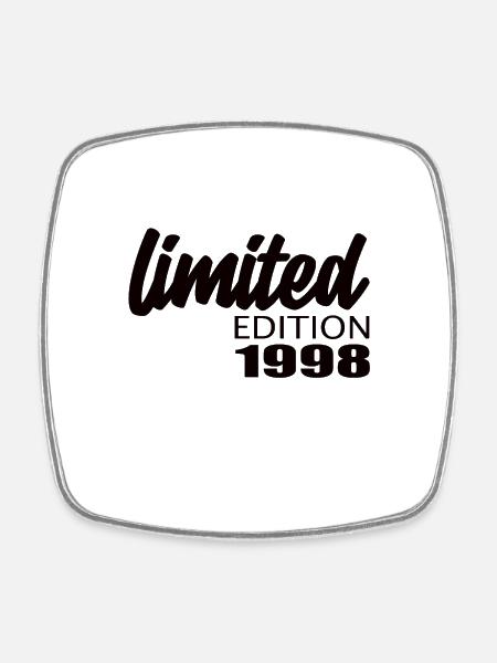 Limited Edition 1998 - Viereckiger Kühlschrankmagnet - Weiß