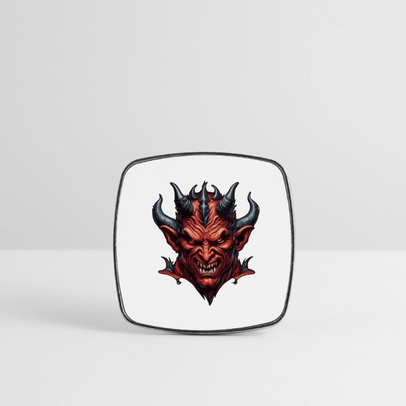 Devil / Hell / Horror / Devilish / Evil Square fridge magnet
