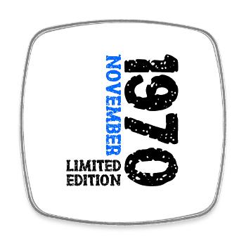 1970 ' s novembre Limited Edition 53e anniversaire décoration - Magnet carré - blanc - Devant