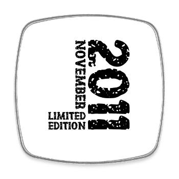 2011 Novembre Édition Limitée 12e Anniversaire Décoration - Magnet carré - blanc - Devant