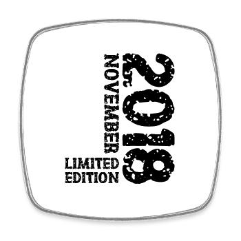 2018 Novembre Édition Limitée 5ème Anniversaire Décoration - Magnet carré - blanc - Devant