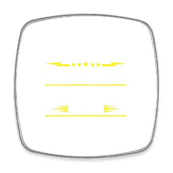Electrician Gift - Square fridge magnet - white - Front