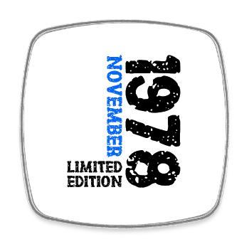 1978 novembre édition limitée 45e anniversaire décoration - Magnet carré - blanc - Devant