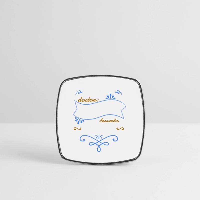 gift idea encrypt hack the box present programming Viereckiger Kühlschrankmagnet