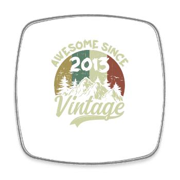 Millésime 2013 Cadeau D'anniversaire 2013 - Magnet carré - blanc - Devant