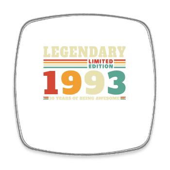 Légendaire depuis 1993 Vintage Vintage Anniversaire - Magnet carré - blanc - Devant
