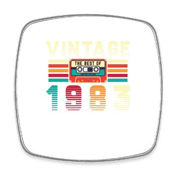 Original 1983 Vintage Vintage cadeau d’anniversaire - Magnet carré - blanc - Devant
