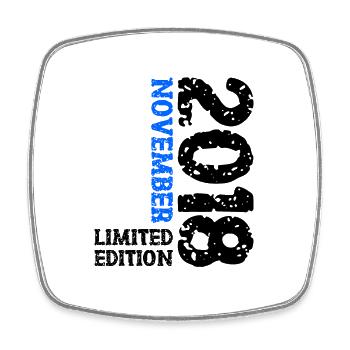 2018 Novembre Édition Limitée 5ème Anniversaire Décoration - Magnet carré - blanc - Devant