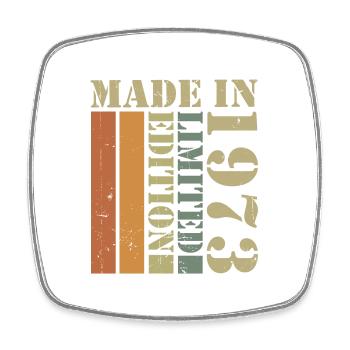 Cadeau D'anniversaire 50 ans Vintage Né en 1973 - Magnet carré - blanc - Devant
