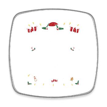 Les plus susceptibles de jouer à un jeu vidéo le jour de Noël - Magnet carré - blanc - Devant