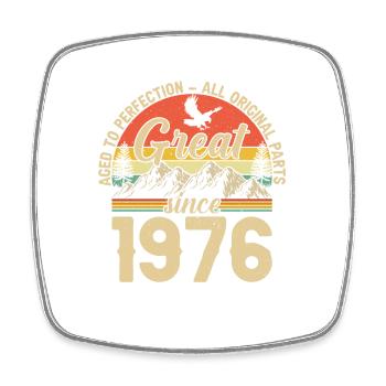 1976 - Une année légendaire - Magnet carré - blanc - Devant