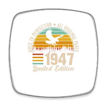 1947 - Un chef-d’œuvre vintage - Magnet carré - blanc - Devant