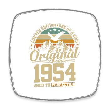 Legendary 70th birthday 1954 - Square fridge magnet - white - Front