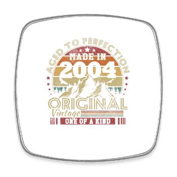 Vintage Original 2004 Vintage Cadeau Anniversaire - Magnet carré - blanc - Devant