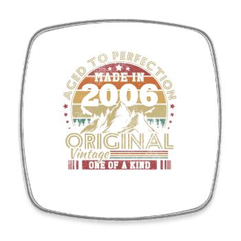 Vintage Original 2006 Vintage Cadeau Anniversaire - Magnet carré - blanc - Devant