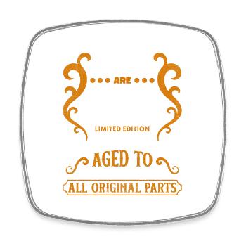 Legends Are Born In 1973 Birthday Gift -1973 - Square fridge magnet - white - Front