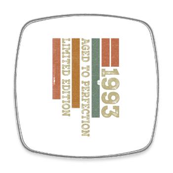 1993 Vintage Retro Birthday Gift Born in 1993 - Square fridge magnet - white - Front