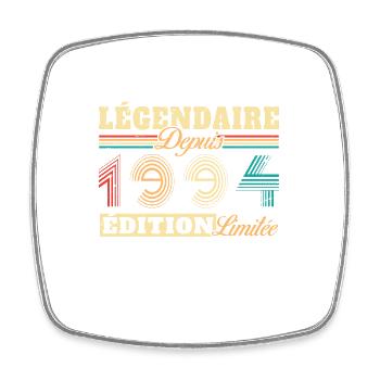 Légendaire Depuis 1994 - Magnet carré - blanc - Devant