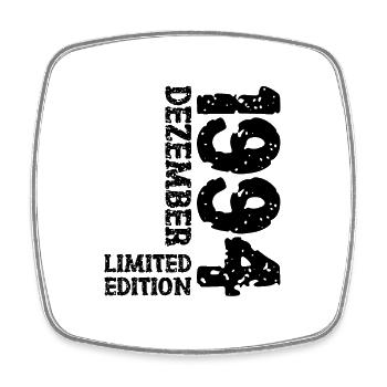 1994 Dezember Limited Edition 29. Geburtstag Deko - Viereckiger Kühlschrankmagnet - Weiß - Vorne