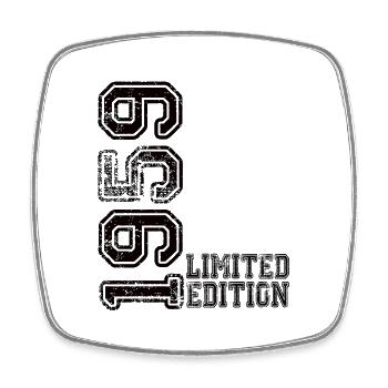 Limited Edition 1959 - Viereckiger Kühlschrankmagnet - Weiß - Vorne