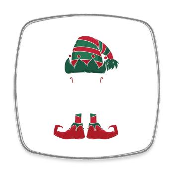 Gerald Elf Familie Passende Gruppe Weihnachten Mama - Viereckiger Kühlschrankmagnet - Weiß - Vorne