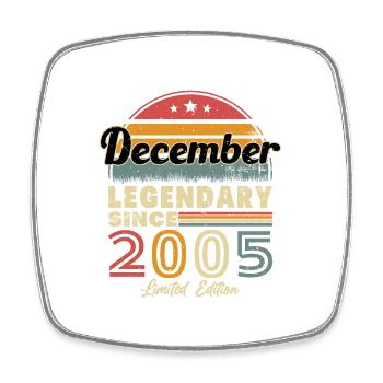 Birthday Gift Born In December 2003 - Square fridge magnet - white - Front