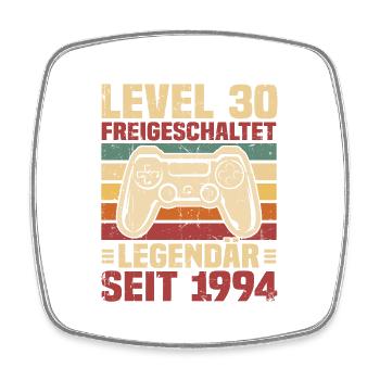 Level 30 freigeschaltet legendär seit 1994 - Viereckiger Kühlschrankmagnet - Weiß - Vorne