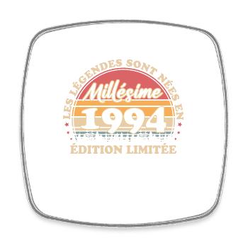 Millésime 1994 Vintage Anniversaire Rétro 1994 - Magnet carré - blanc - Devant