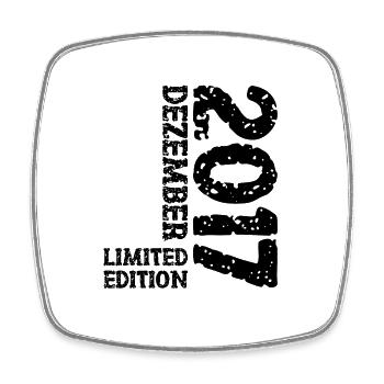2017 Décembre Édition Limitée 6ème Anniversaire Décoration - Magnet carré - blanc - Devant
