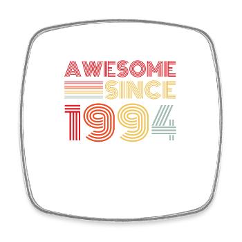 Millésime 1994 Vintage cadeau anniversaire rétro - Magnet carré - blanc - Devant