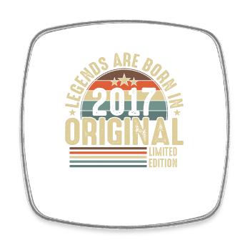 Année légendaire du 7ème anniversaire 2017 - Magnet carré - blanc - Devant