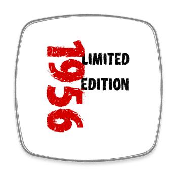 1956 édition limitée anniversaire cadeau femme mari - Magnet carré - blanc - Devant
