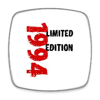 1994 Limited Edition Birthday Gift Wife Husband - Square fridge magnet - white - Front