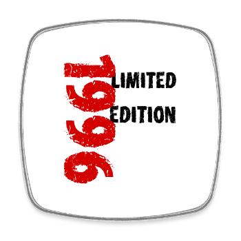 1996 édition limitée 27e anniversaire cadeau Fun - Magnet carré - blanc - Devant