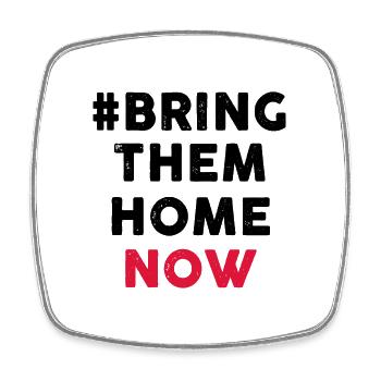 Bring Them Home Now Vintage T Shirt - Viereckiger Kühlschrankmagnet - Weiß - Vorne
