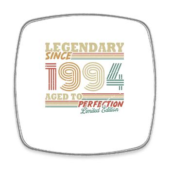 Légendaire depuis 1994 Vintage cadeau d’anniversaire - Magnet carré - blanc - Devant