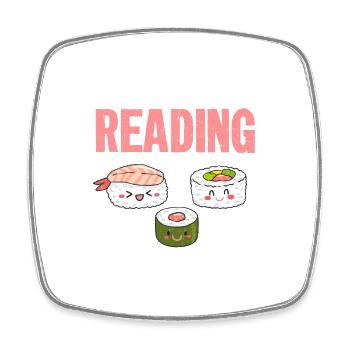 If You Are Reading This Bring Me Sushi 2If You Are - Viereckiger Kühlschrankmagnet - Weiß - Vorne