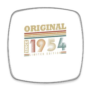 Original Since 1954 Vintage Gift Birthday - Square fridge magnet - white - Front
